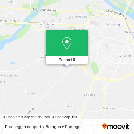 Mappa Parcheggio scoperto