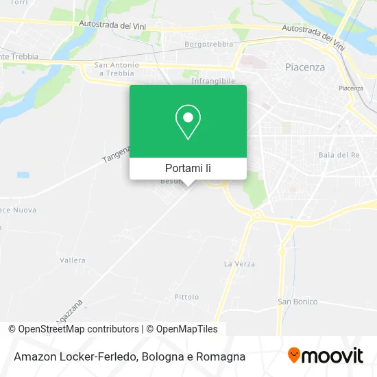 Mappa Amazon Locker-Ferledo