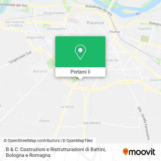 Mappa B & C. Costruzioni e Ristrutturazioni di Battini