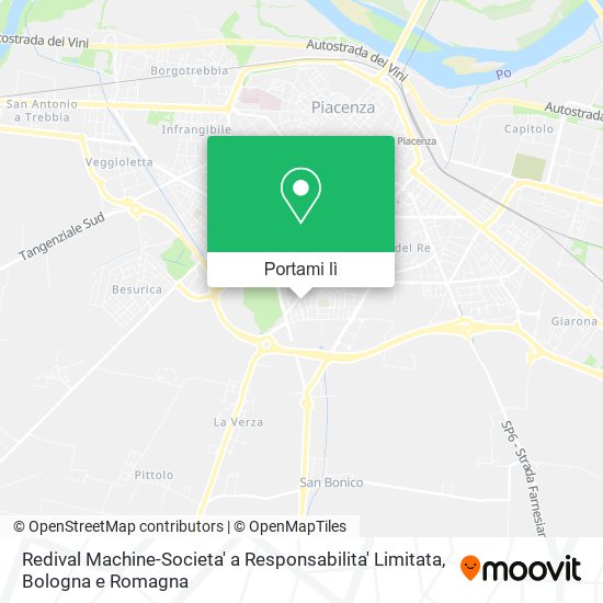 Mappa Redival Machine-Societa' a Responsabilita' Limitata