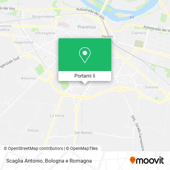Mappa Scaglia Antonio