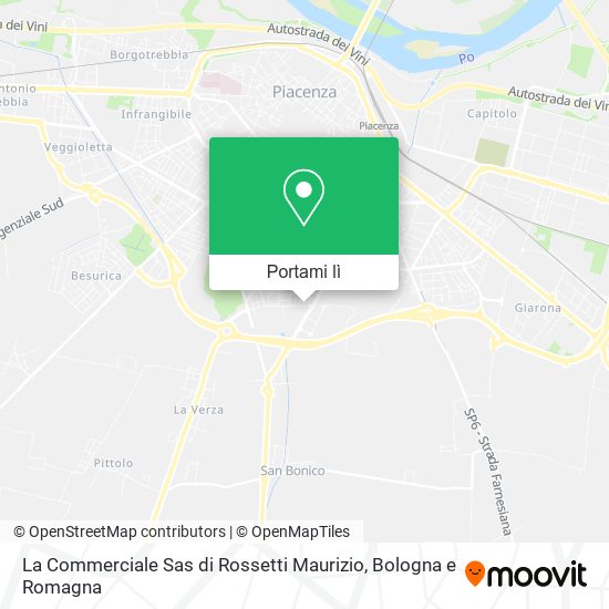 Mappa La Commerciale Sas di Rossetti Maurizio