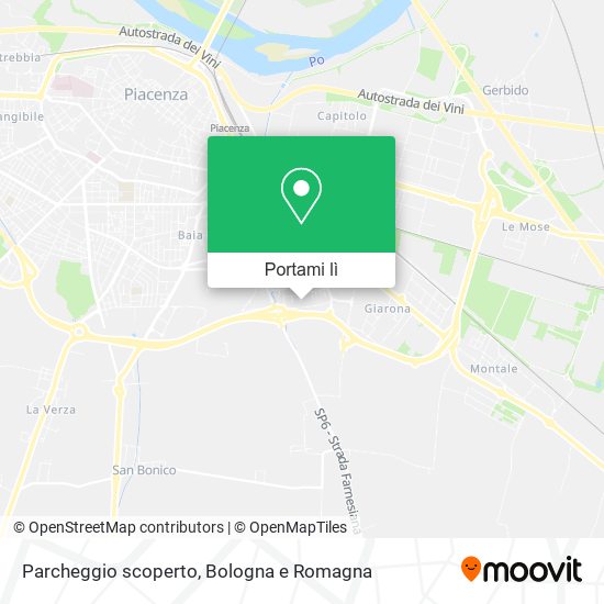 Mappa Parcheggio scoperto