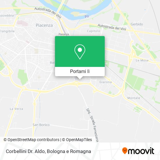 Mappa Corbellini Dr. Aldo