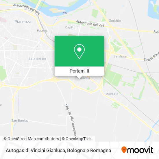 Mappa Autogas di Vincini Gianluca