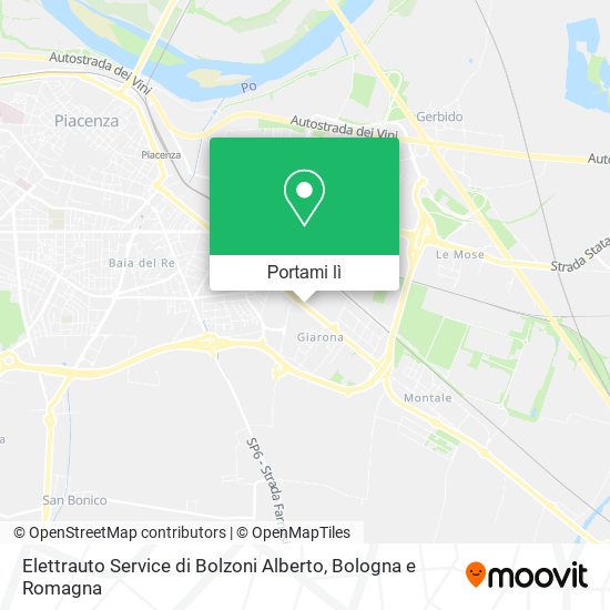 Mappa Elettrauto Service di Bolzoni Alberto