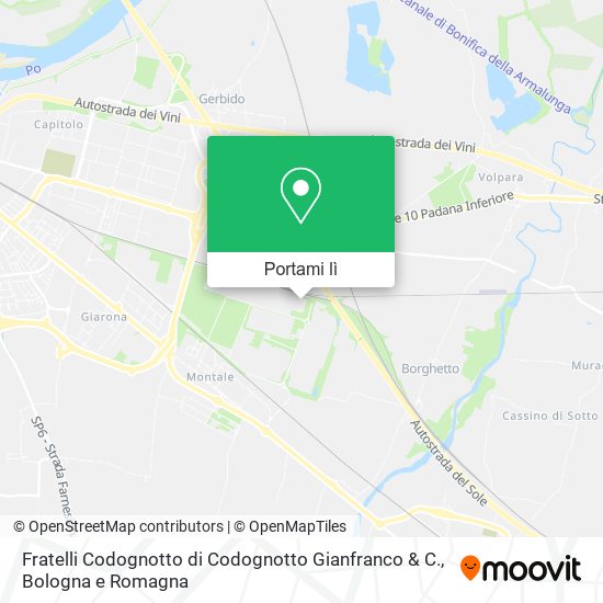 Mappa Fratelli Codognotto di Codognotto Gianfranco & C.