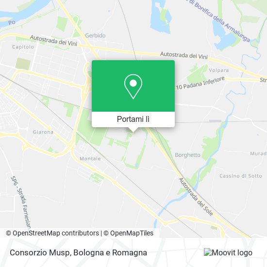 Mappa Consorzio Musp