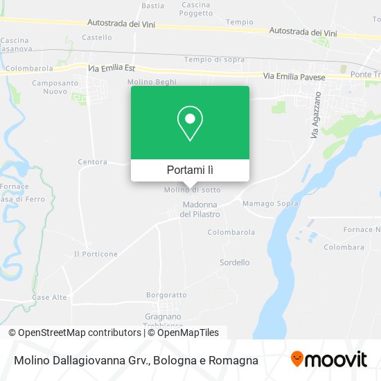 Mappa Molino Dallagiovanna Grv.