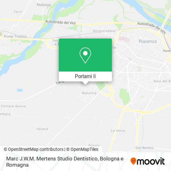 Mappa Marc J.W.M. Mertens Studio Dentistico