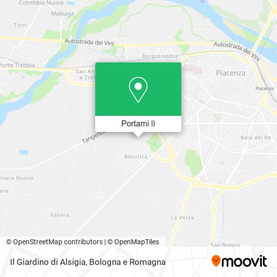 Mappa Il Giardino di Alsigia