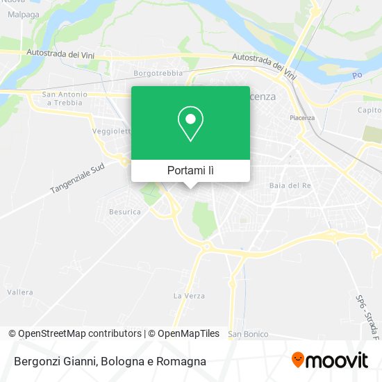 Mappa Bergonzi Gianni