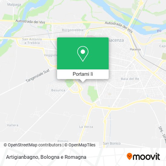 Mappa Artigianbagno