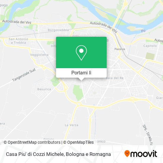 Mappa Casa Piu' di Cozzi Michele