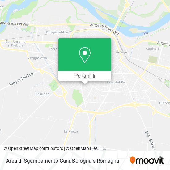 Mappa Area di Sgambamento Cani