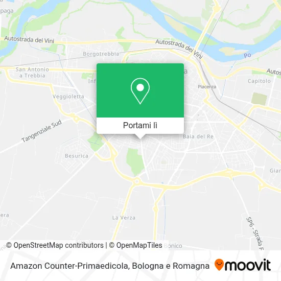 Mappa Amazon Counter-Primaedicola