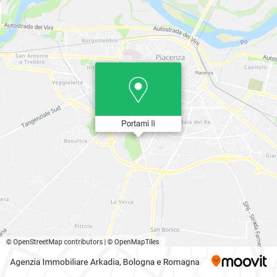 Mappa Agenzia Immobiliare Arkadia