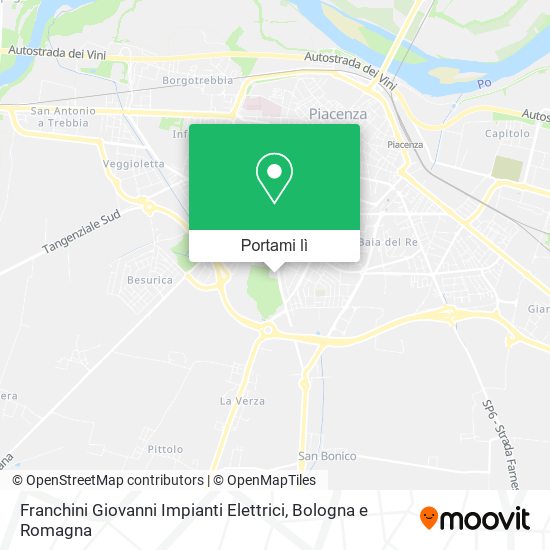 Mappa Franchini Giovanni Impianti Elettrici