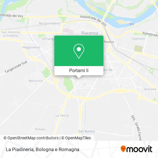 Mappa La Piadineria
