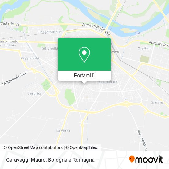 Mappa Caravaggi Mauro