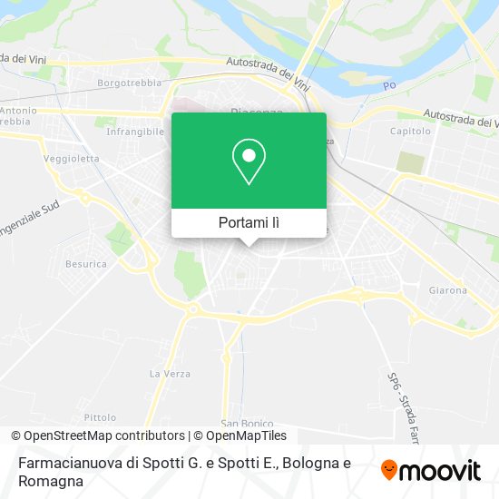 Mappa Farmacianuova di Spotti G. e Spotti E.