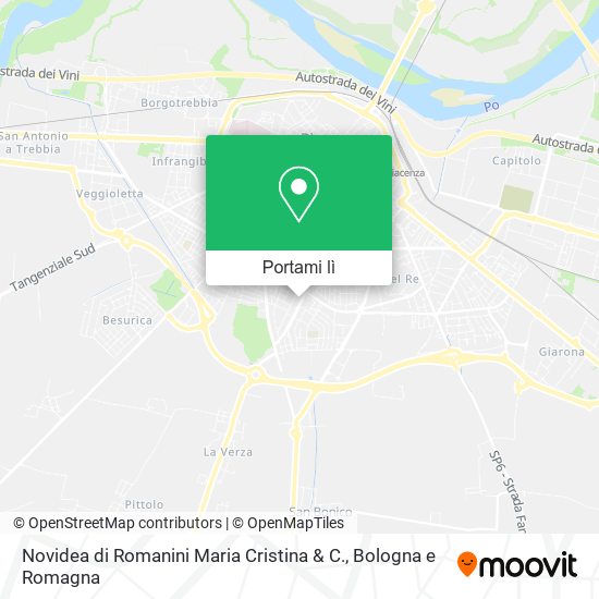 Mappa Novidea di Romanini Maria Cristina & C.