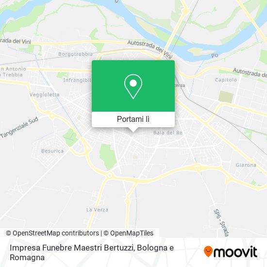 Mappa Impresa Funebre Maestri Bertuzzi