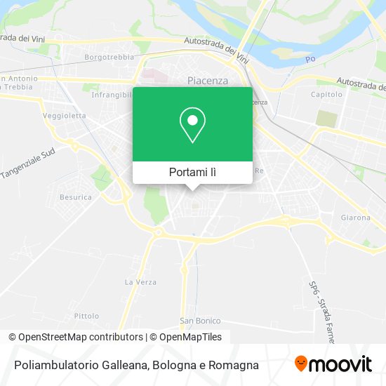 Mappa Poliambulatorio Galleana