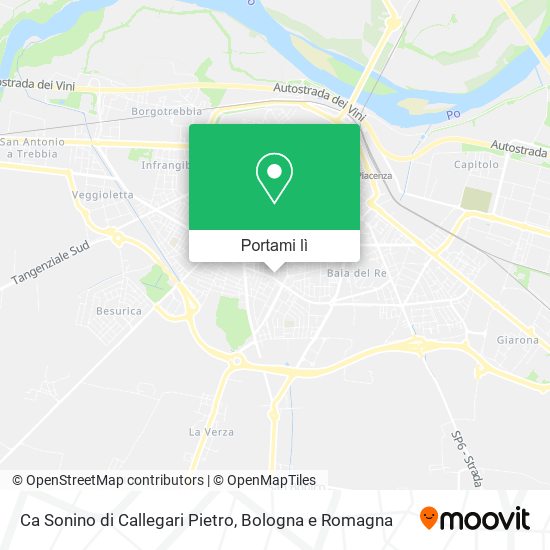 Mappa Ca Sonino di Callegari Pietro