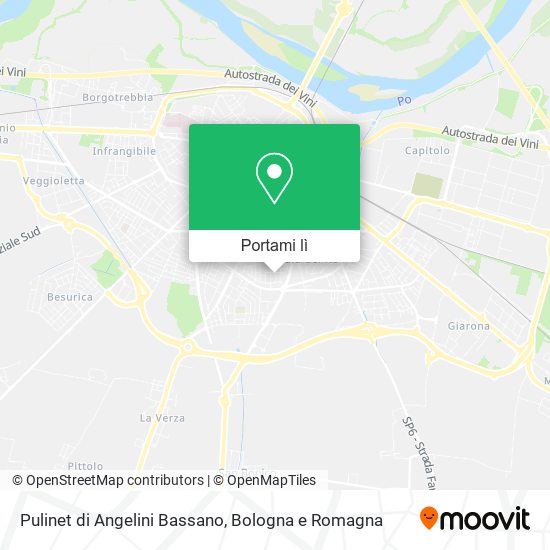 Mappa Pulinet di Angelini Bassano