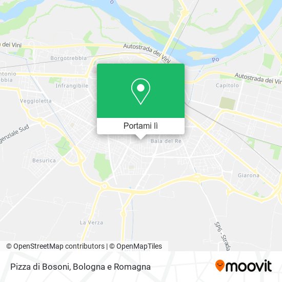 Mappa Pizza di Bosoni