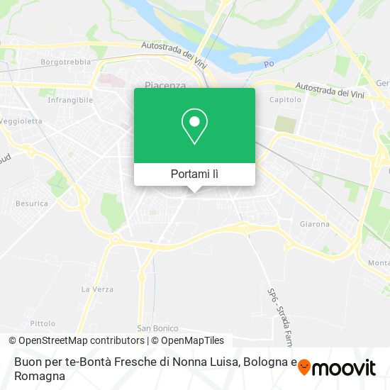 Mappa Buon per te-Bontà Fresche di Nonna Luisa