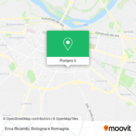 Mappa Erca Ricambi
