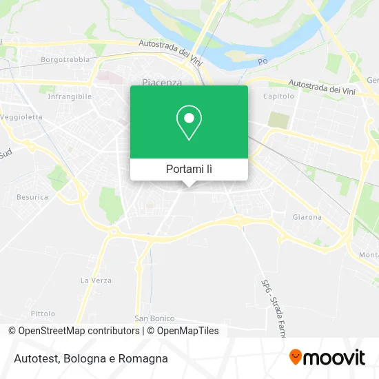 Mappa Autotest