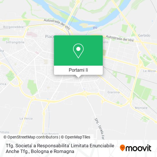 Mappa Tfg. Societa' a Responsabilita' Limitata Enunciabile Anche Tfg.