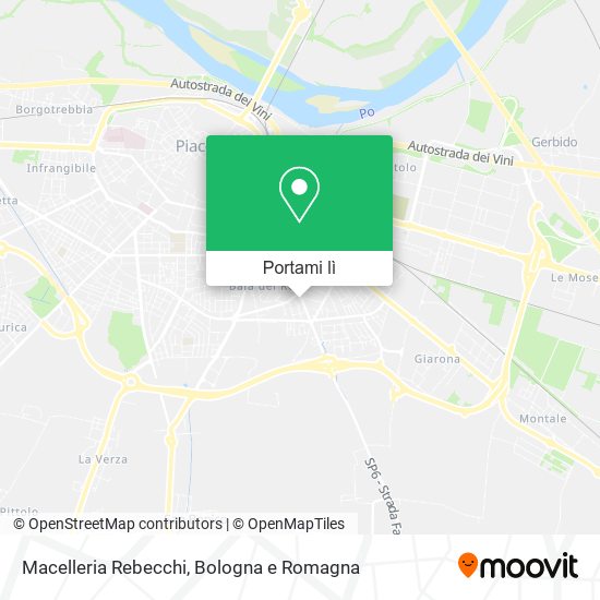 Mappa Macelleria Rebecchi
