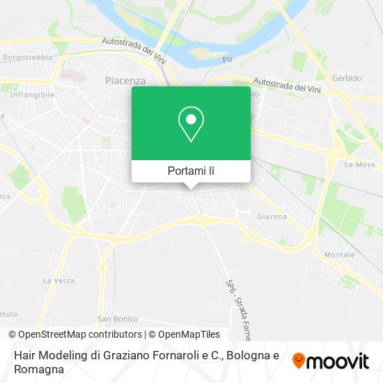 Mappa Hair Modeling di Graziano Fornaroli e C.