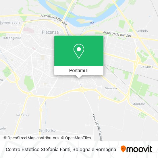 Mappa Centro Estetico Stefania Fanti