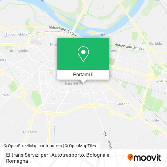 Mappa Elitrans Servizi per l'Autotrasporto