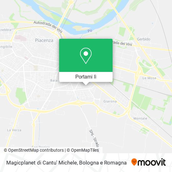 Mappa Magicplanet di Cantu' Michele