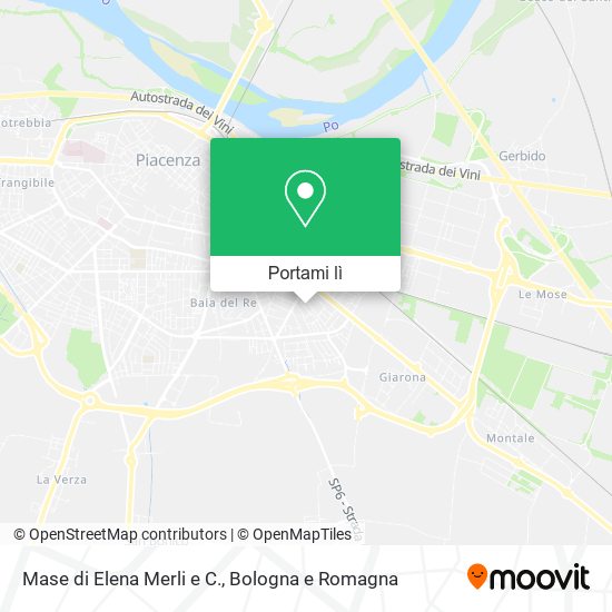 Mappa Mase di Elena Merli e C.