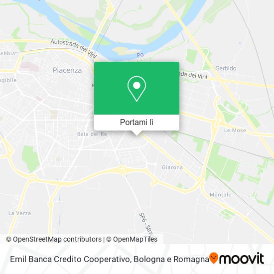 Mappa Emil Banca Credito Cooperativo