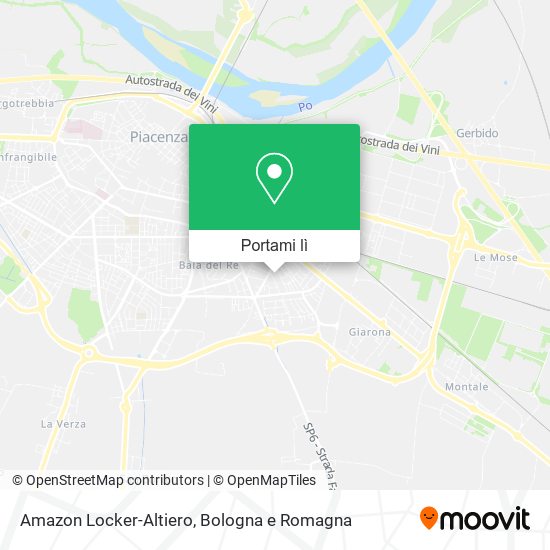 Mappa Amazon Locker-Altiero