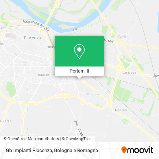 Mappa Gb Impianti Piacenza