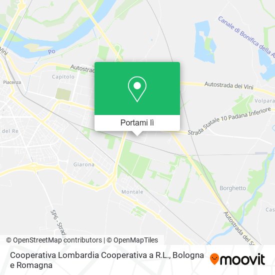 Mappa Cooperativa Lombardia Cooperativa a R.L.