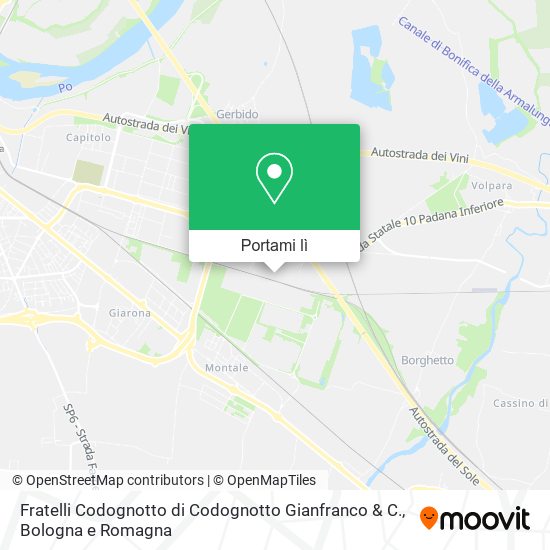 Mappa Fratelli Codognotto di Codognotto Gianfranco & C.