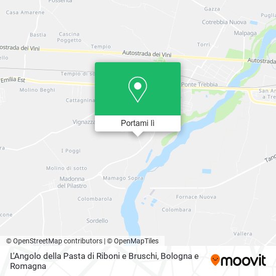 Mappa L'Angolo della Pasta di Riboni e Bruschi