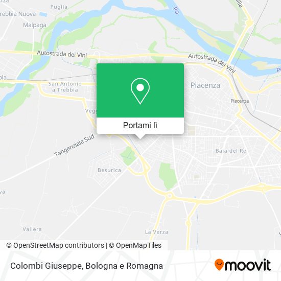 Mappa Colombi Giuseppe