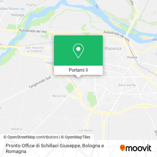Mappa Pronto Office di Schillaci Giuseppe