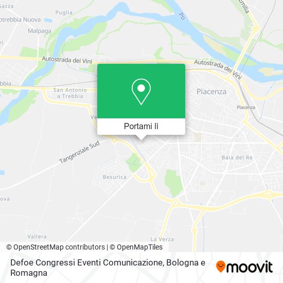 Mappa Defoe Congressi Eventi Comunicazione